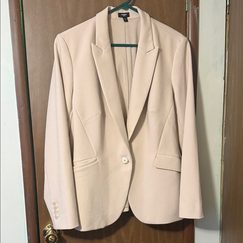 Express Beige Blazer - image 1